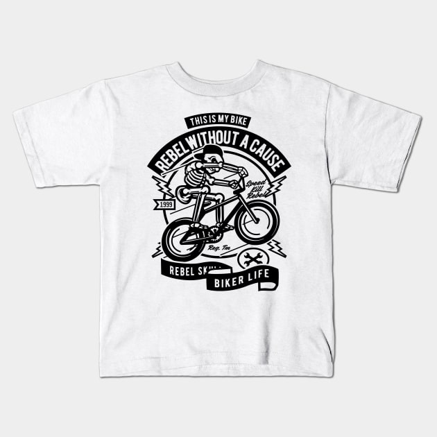 BMX Kids T-Shirt by Z1